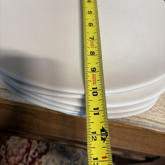 Restaurant Stoneware White Plates Platters BII 3 Set Of 6 - Picture 7 of 8